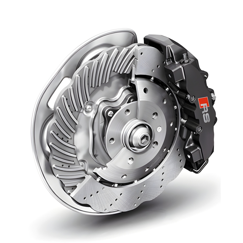 Brembo Fren Kaliperi ve Delikli Disk - Sarı Brembo Fren Kaliperi ve Delikli Disk - Sarı