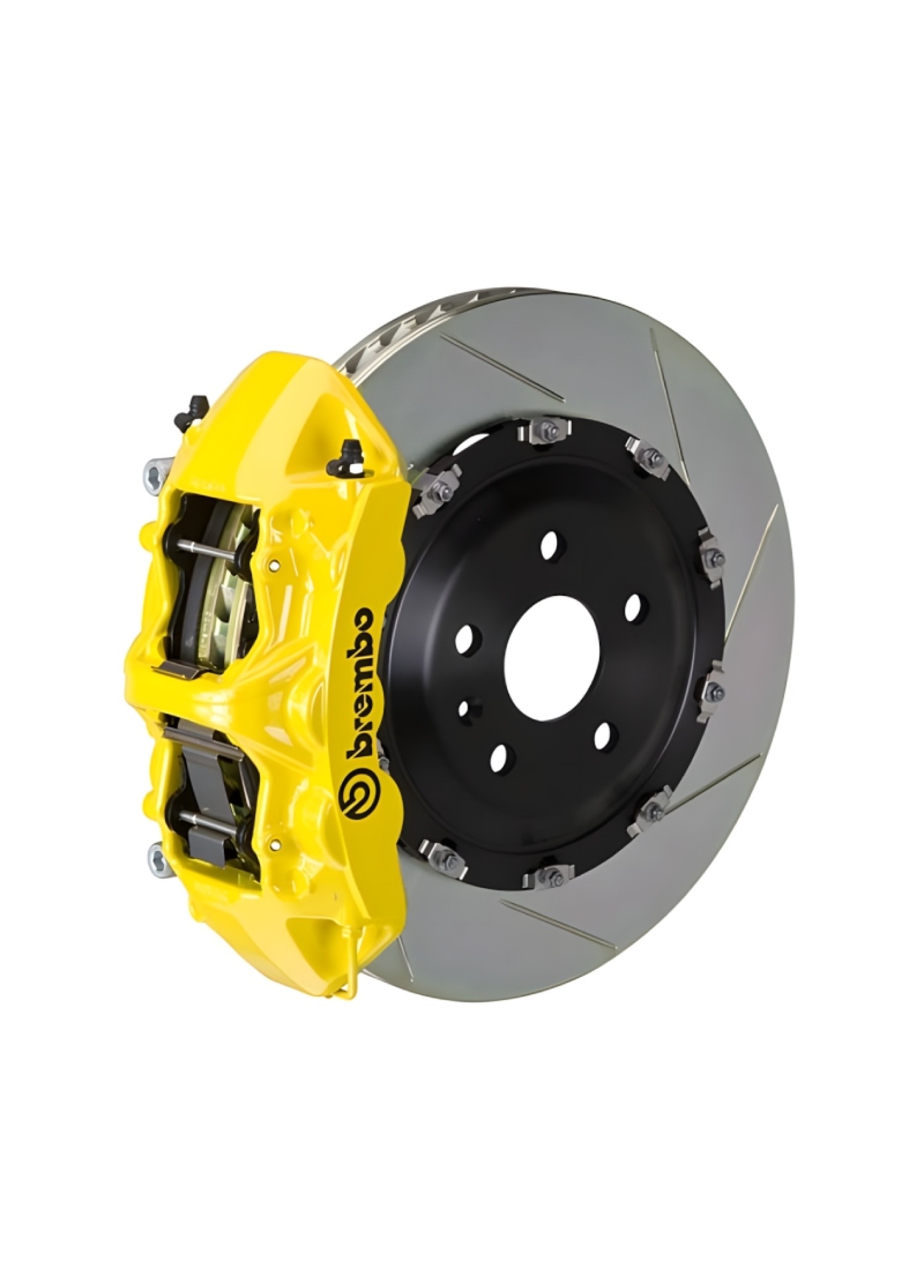 Brembo Fren Kaliperi ve Delikli Disk - Sarı Brembo Fren Kaliperi ve Delikli Disk - Sarı