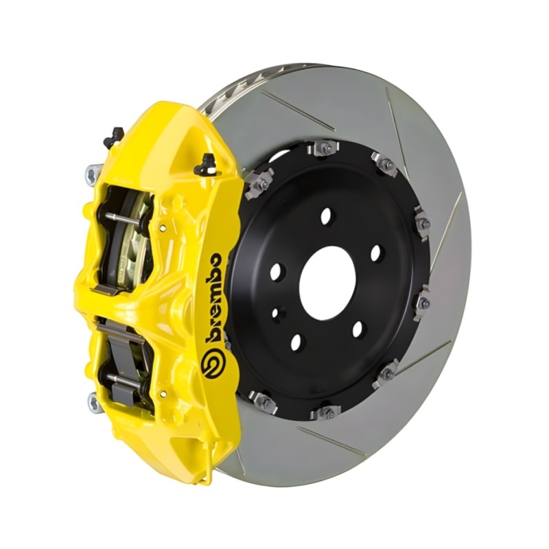 Brembo Fren Kaliperi ve Delikli Disk - Sarı Brembo Fren Kaliperi ve Delikli Disk - Sarı